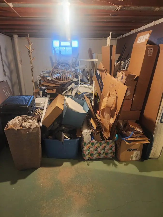 Roll-off dumpster container at job site for Yard Waste Dumpster Rental in Valle Vista